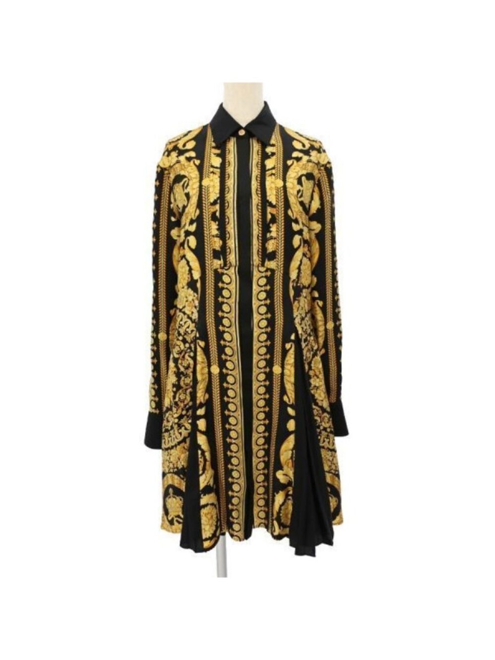 Versace Shirt Dress Yellow